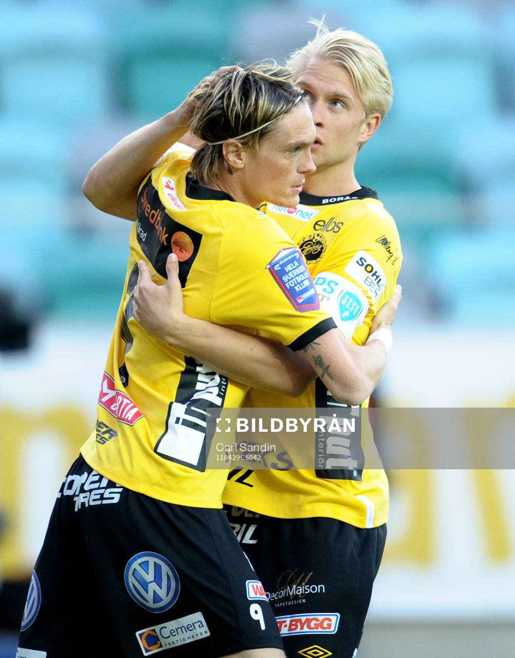 Lasse Nilsson, Johan Larsson, Elfsborg, jubel
