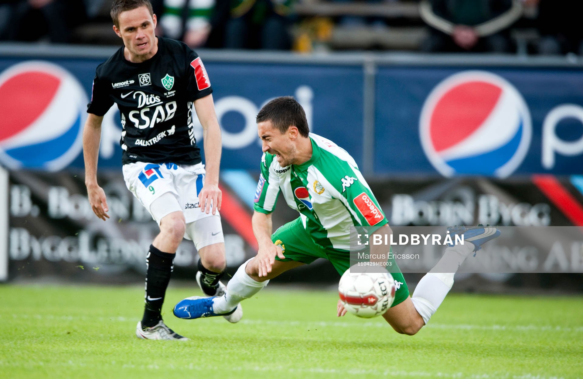 Fadi Malke, Hammarby dras omkull av Johan Persson, Brage