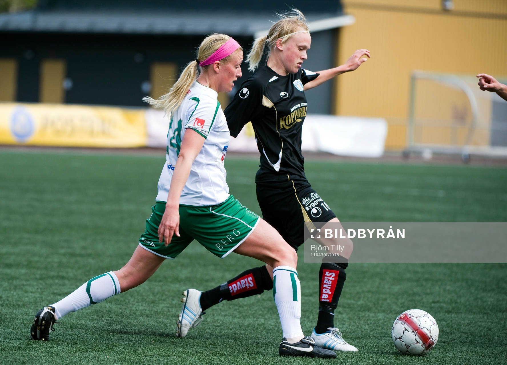  Kelly Eagan, Hammarby och Linnea Liljegärd, Kopparbergs/Göteborg.