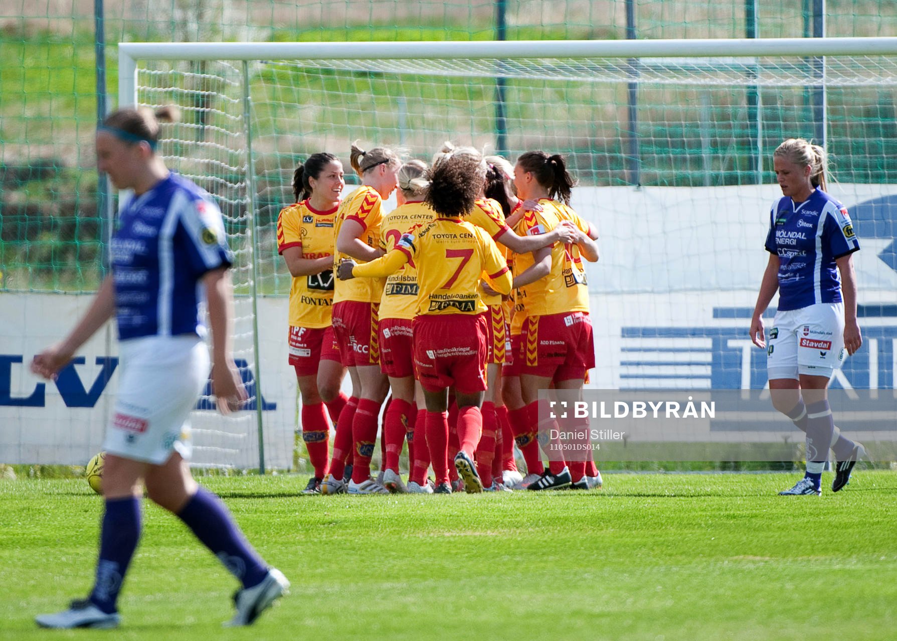 Jennifer Egelryd, Tyresö, gör 0-1, jubel