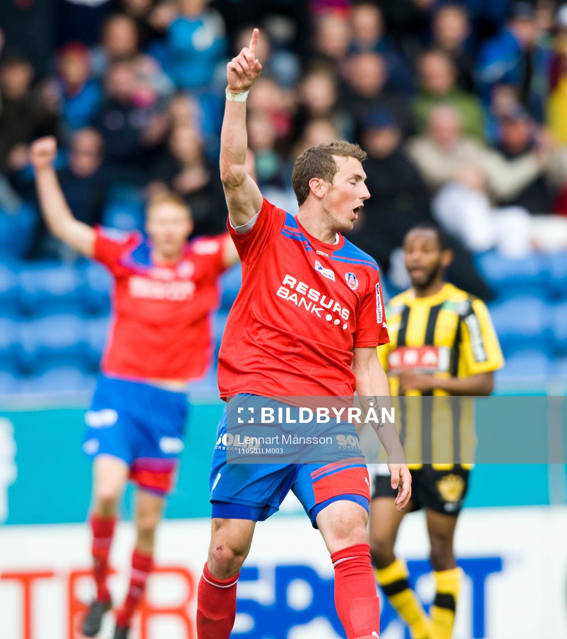1-1, Alexander Gerndt, Helsingborg, jubel