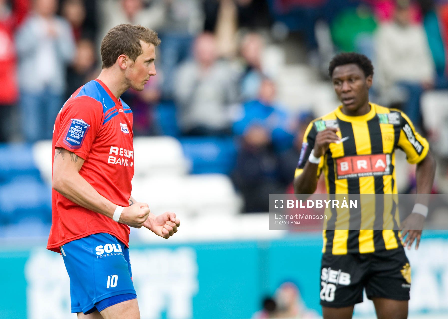 1-1, Alexander Gerndt, Helsingborg, jubel