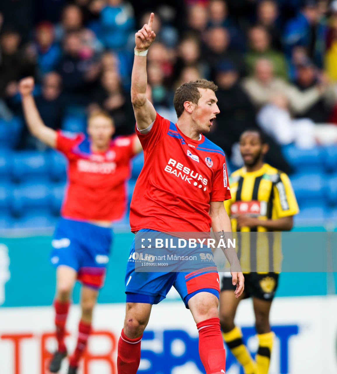 1-1, Alexander Gerndt, Helsingborg, jubel