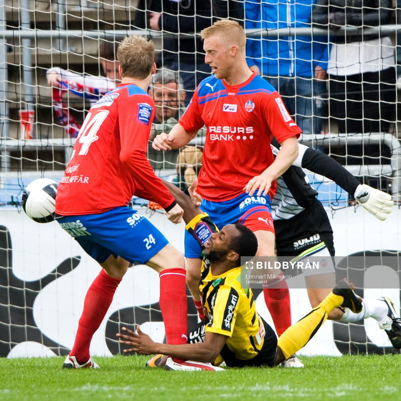 Rene Makondele, Häcken, togs hårt när han kom tillbaka