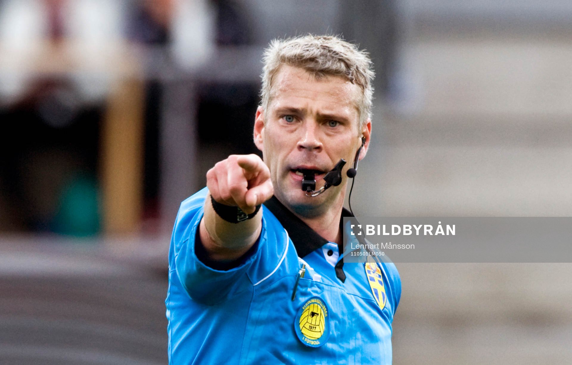 Blåsning, Tobias Mattsson, domare, visselpipa