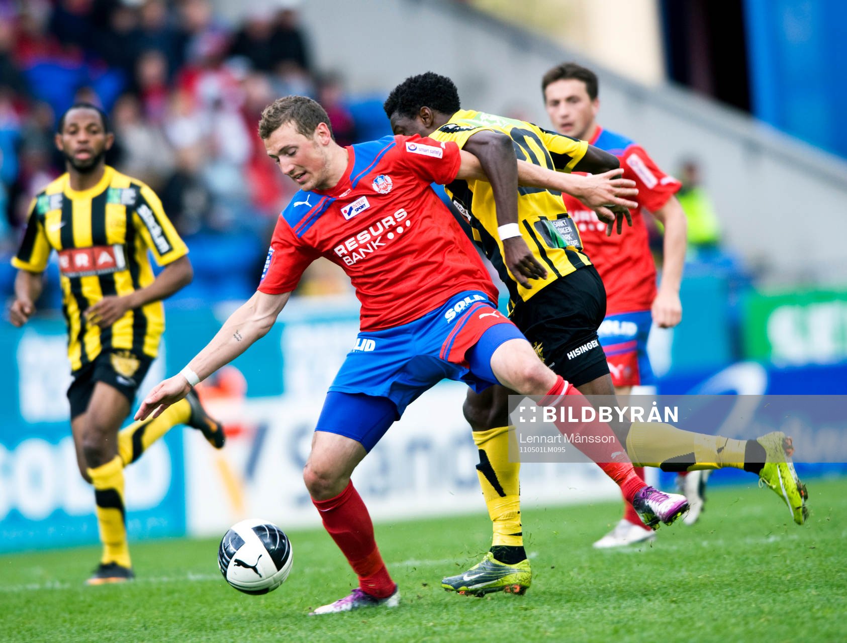 Alexander Gerndt, Helsingborg, och Dominic Chatto, Häcken