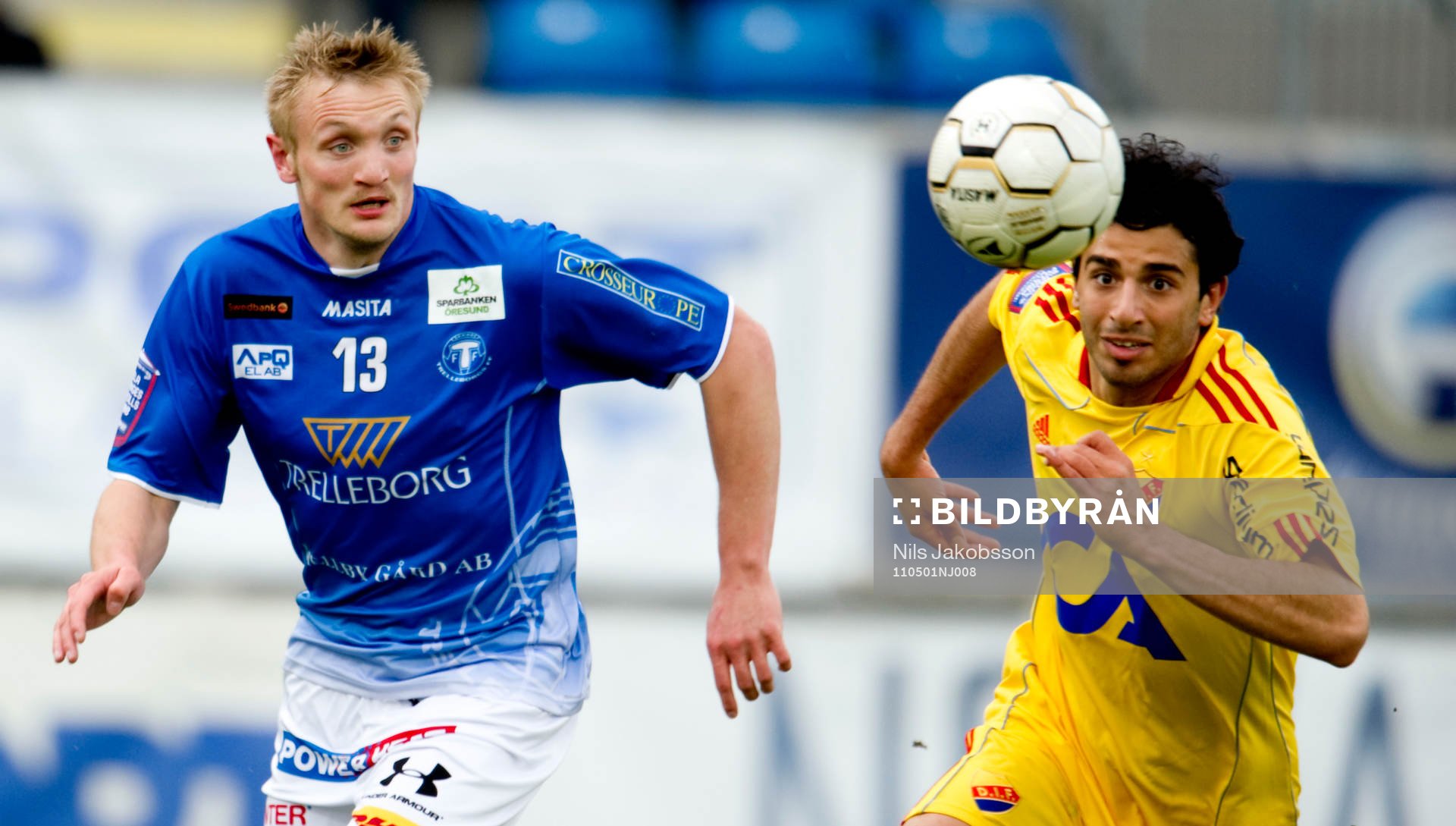 Fredrik Jensen, Trelleborg, André Calisir, Djurgården