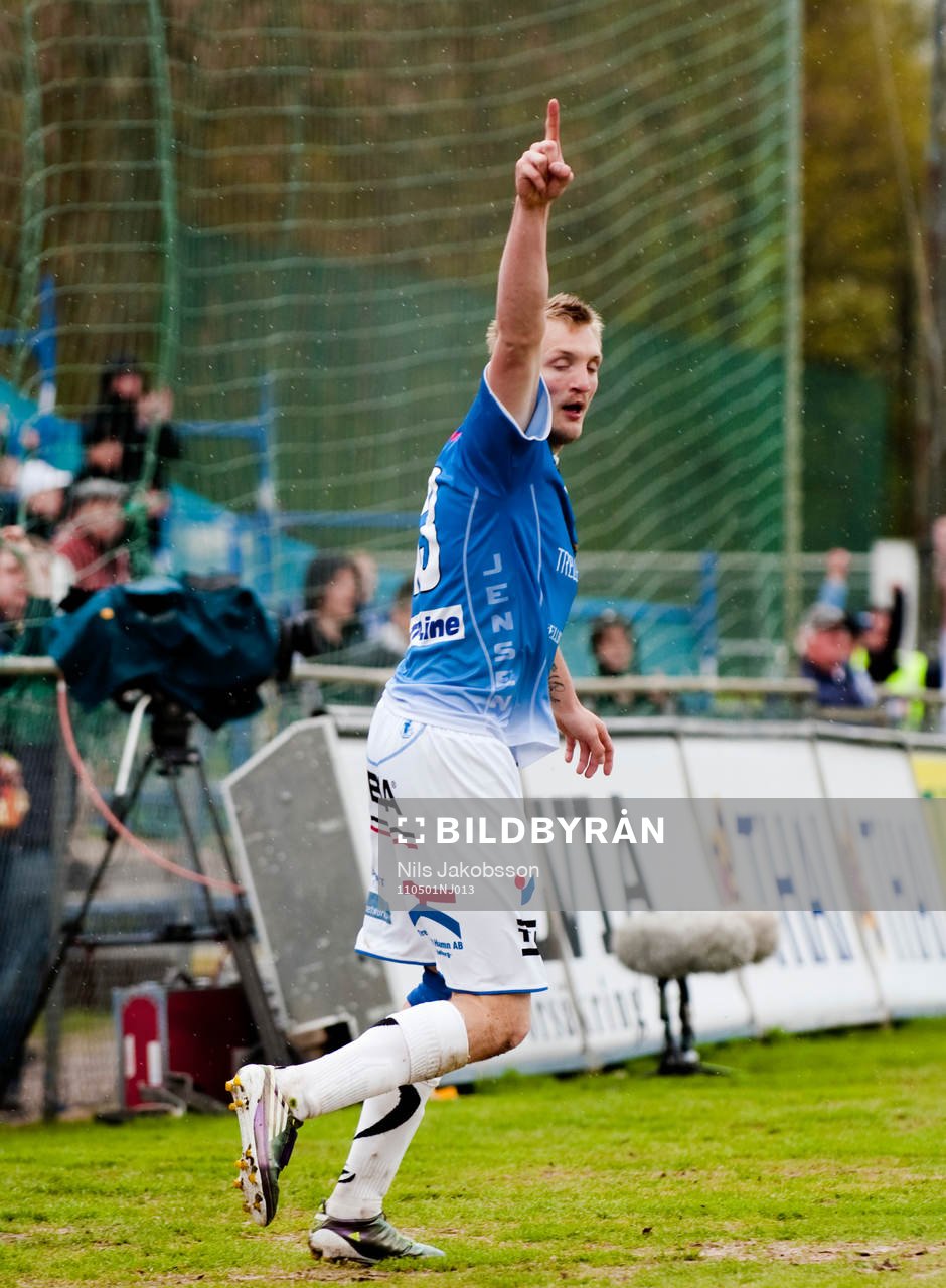 Fredrik Jensen, Trelleborg jubel, 2-0