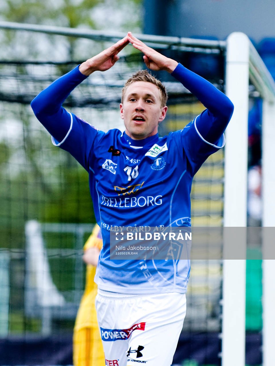 Marcus Pode, jubel, målgest