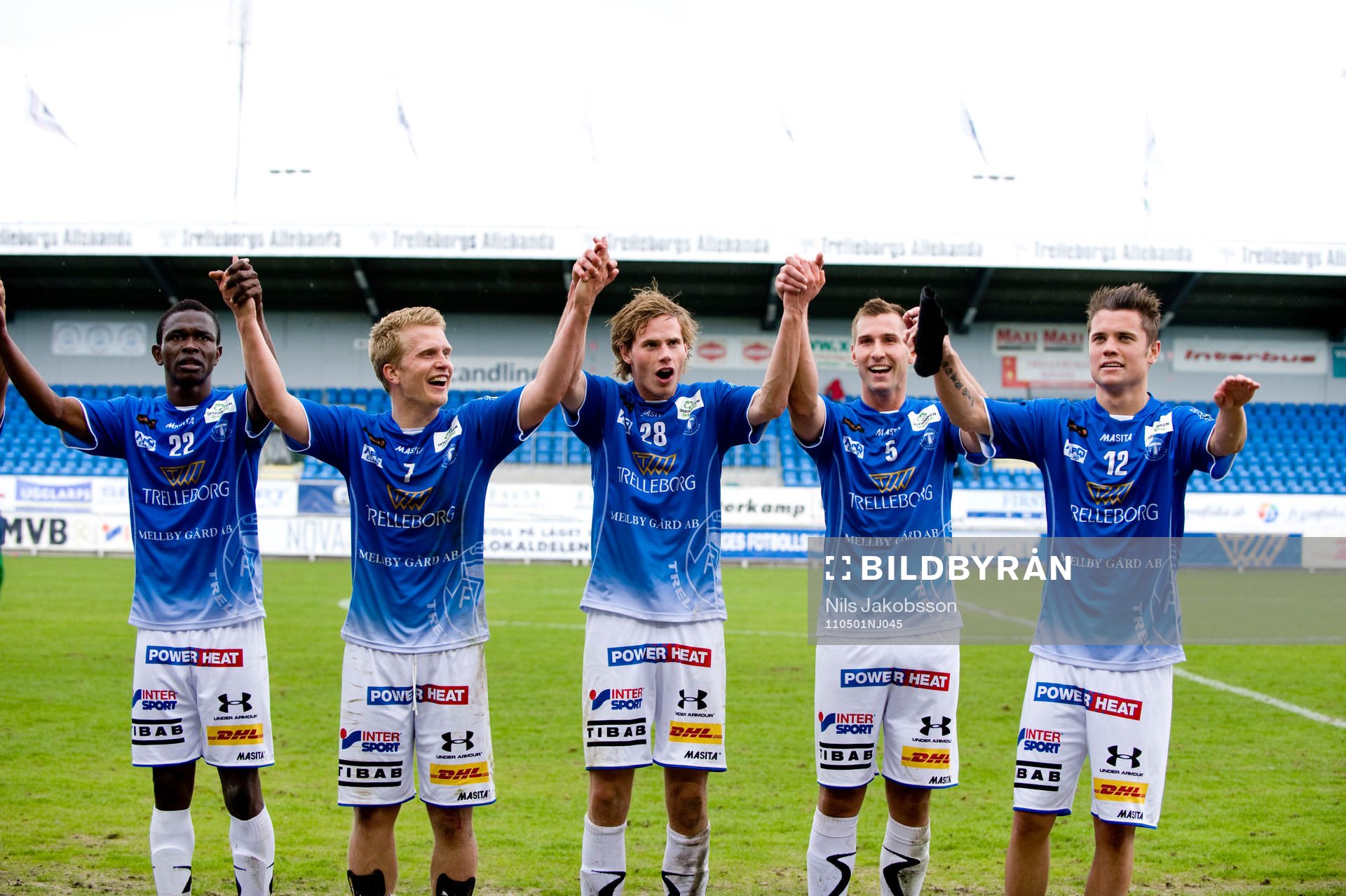 Ibrahim Koroma, Joakim Nilssson, Tobias Mattsson, Johan