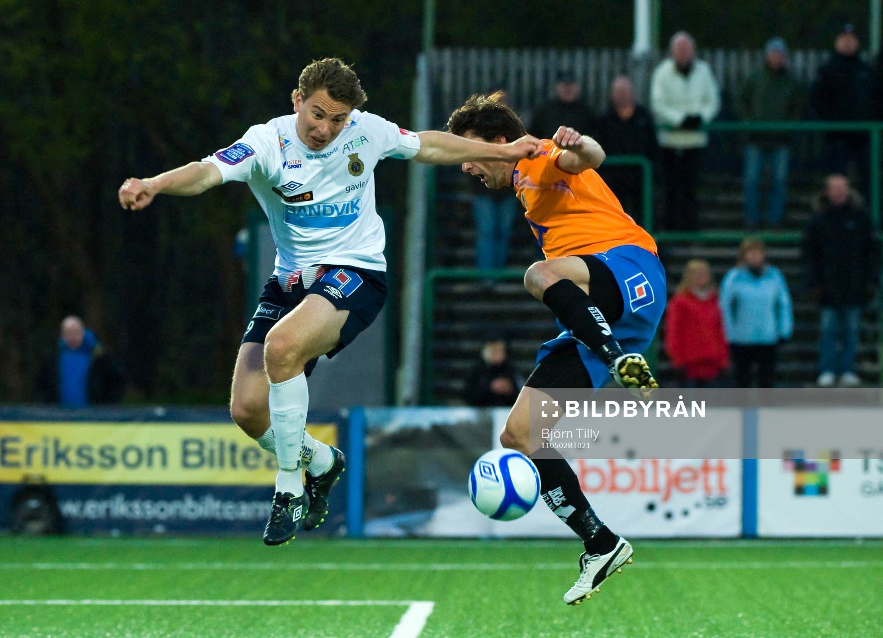 Marcus Hansson, Gefle och Mikael Rosén, Halmstad