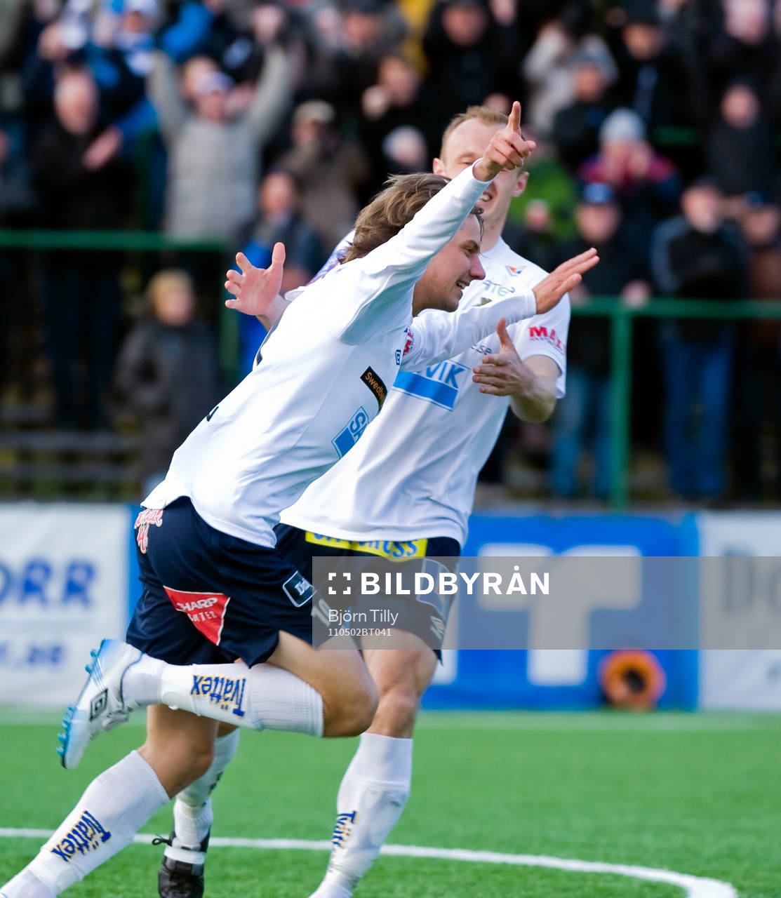 Jakob Orlov och Dragan Kapcevic, Gefle, jubel