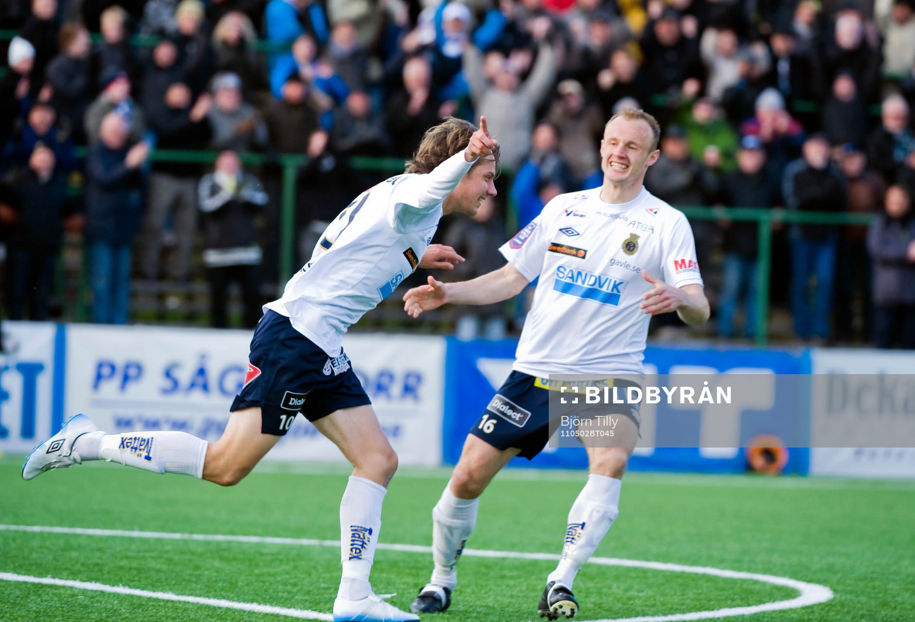 Jakob Orlov och Dragan Kapcevic, Gefle, jubel