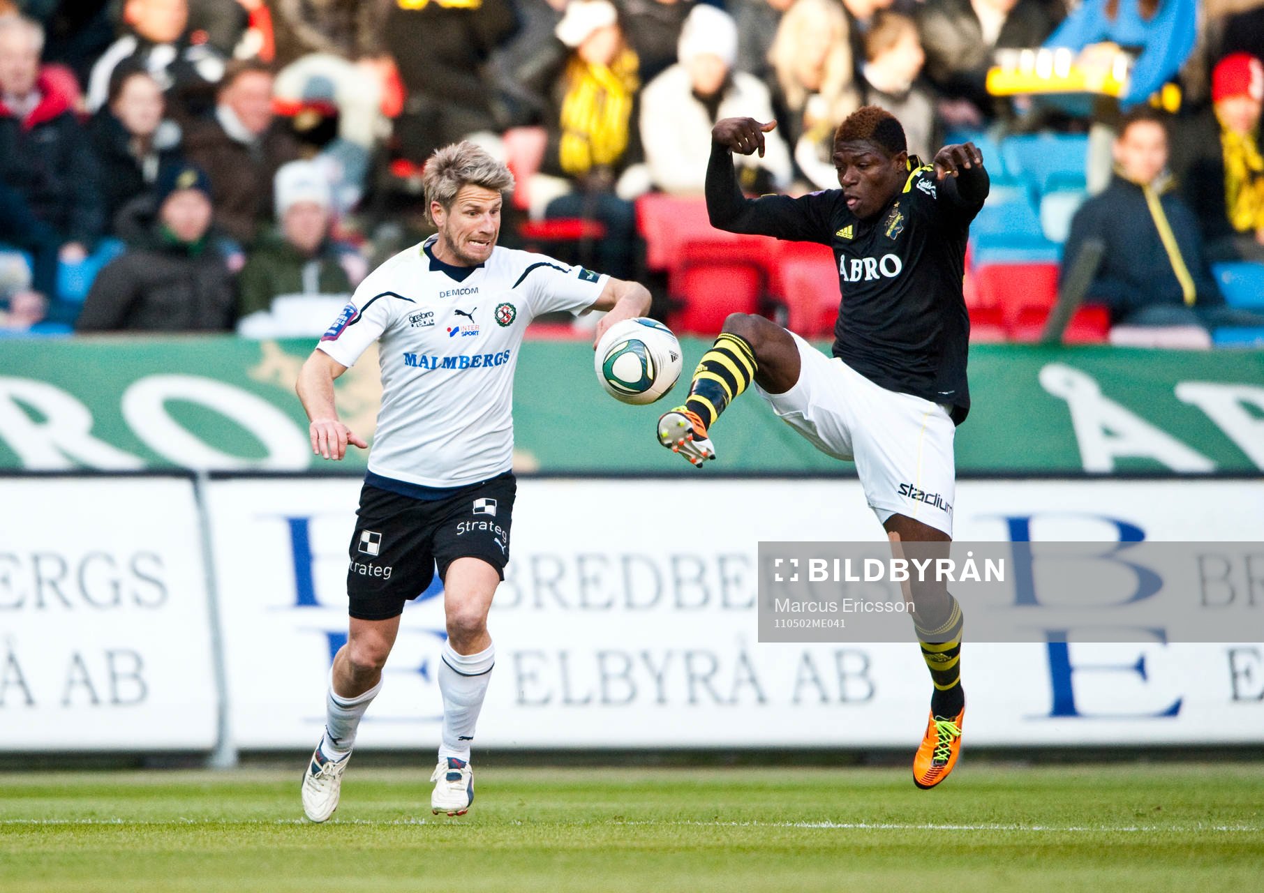 Magnus Kihlberg, Örebro och Mohamed Bangura, AIK