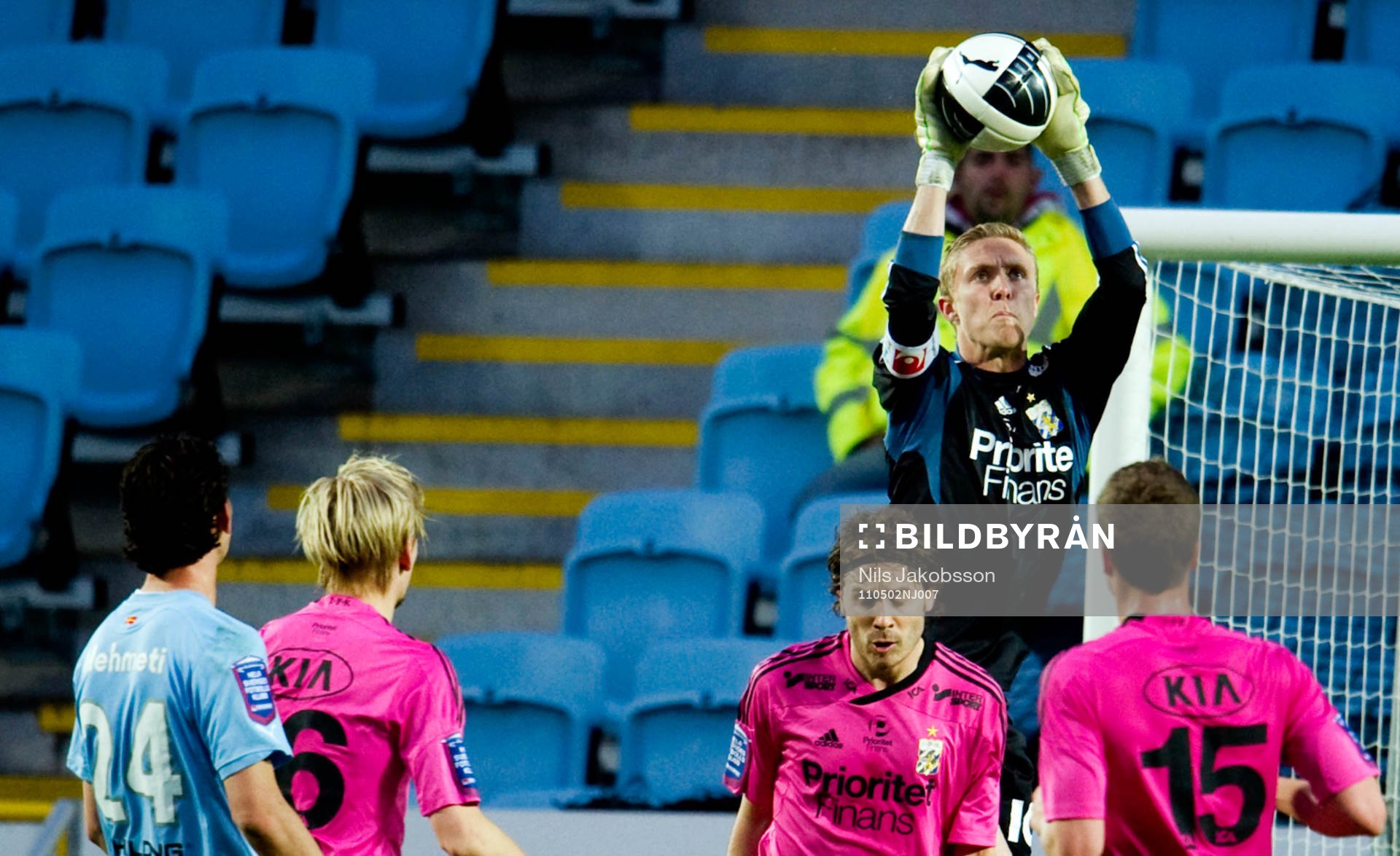 Markus Sandberg, målvakt, IFK Göteborg når högst