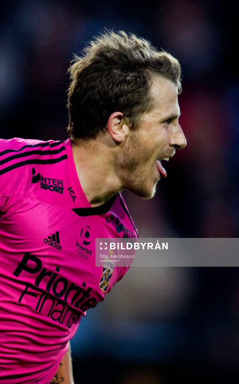 Tobias Hysén, IFK Göteborg jubel, tunga