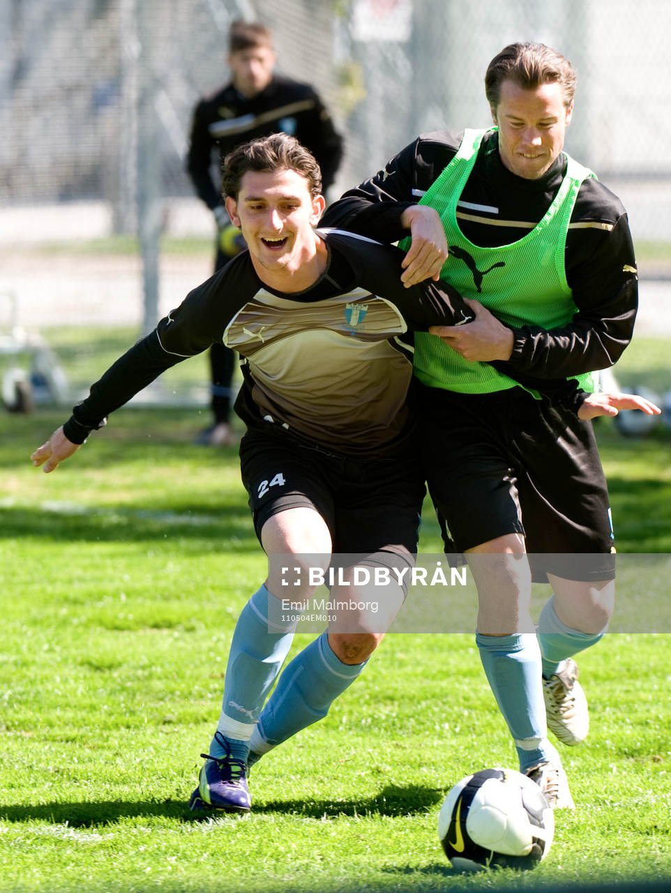 Agon Mehmeti och Daniel Andersson
