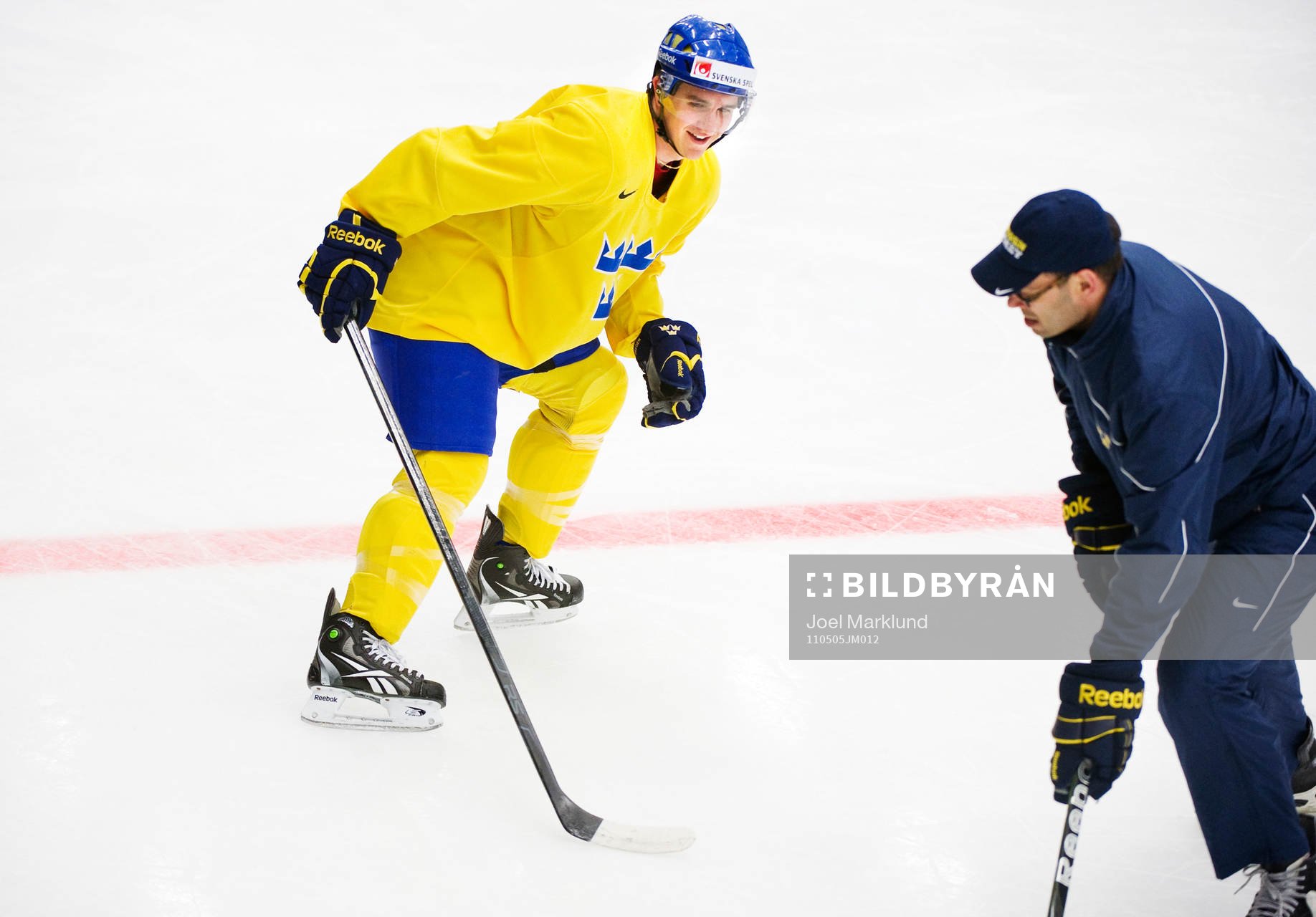 Mikael Backlund och Peter Popovic, assisterande tränare