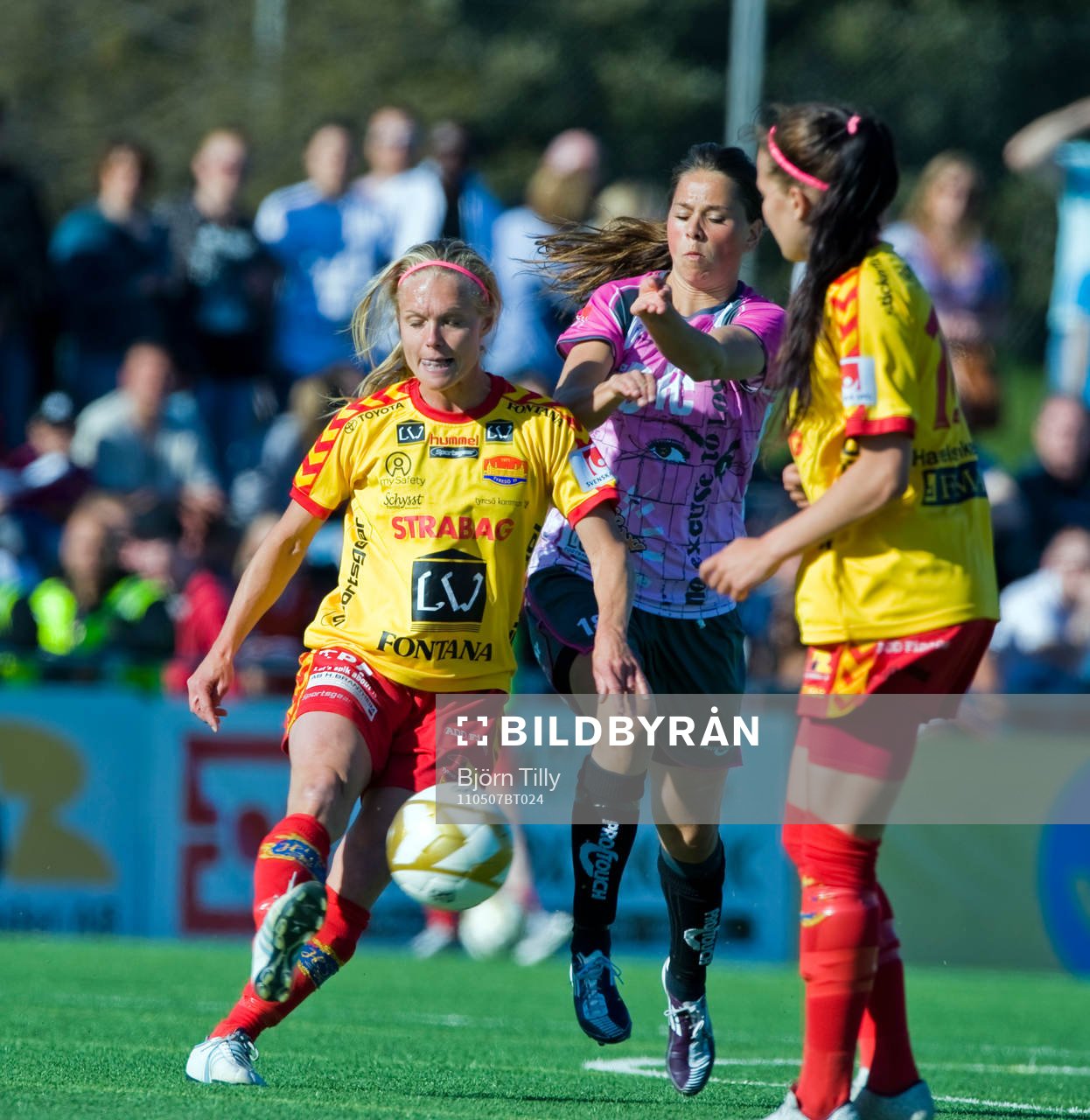 Elin Ekblom Bak, Tyresö och Sara Björk Gunnarsdottir,