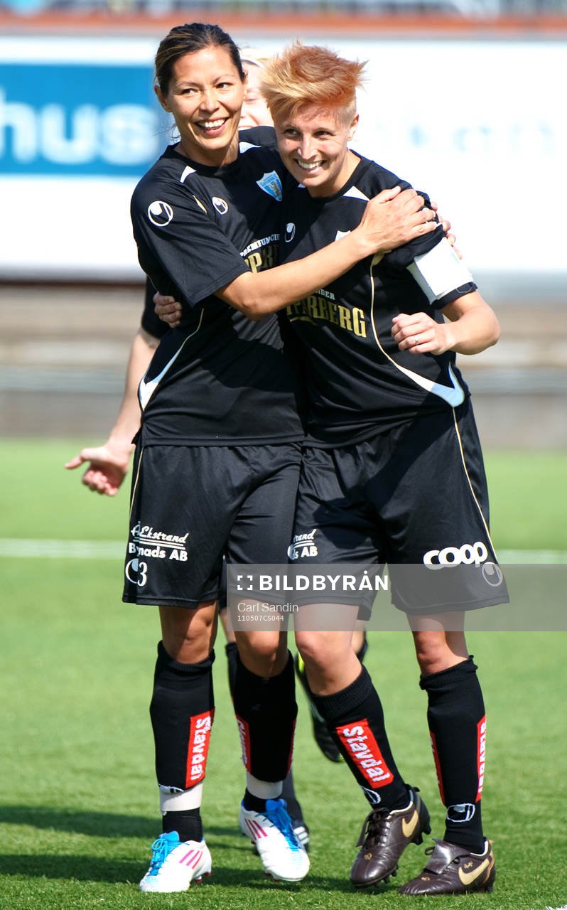Jane Törnqvist, Lisa Ek, Göteborg, Kopparberg, jubel