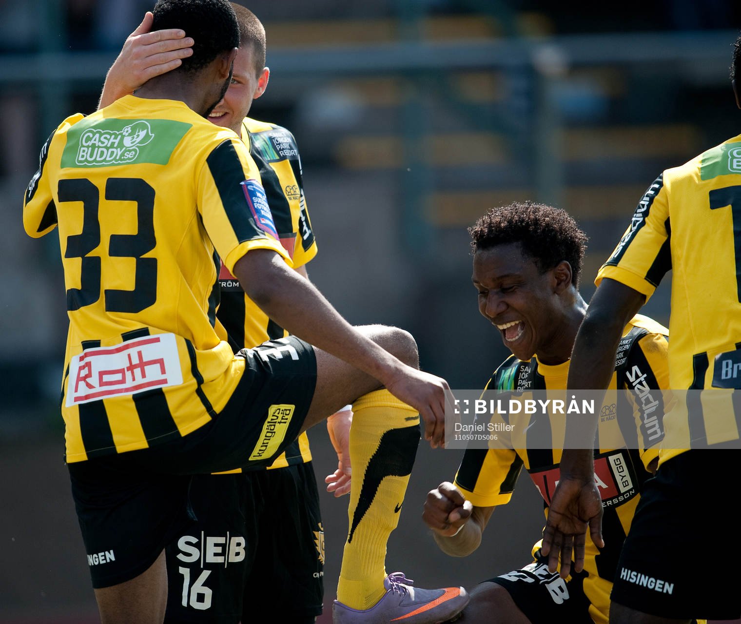 Rene Makondele, Häcken, jubel