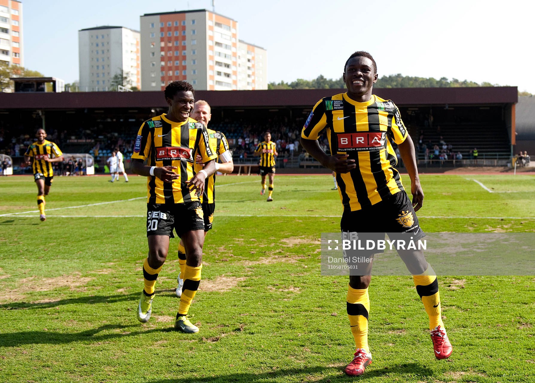 Majeed Waris, Häcken, gör 3-0 till Häcken, jubel