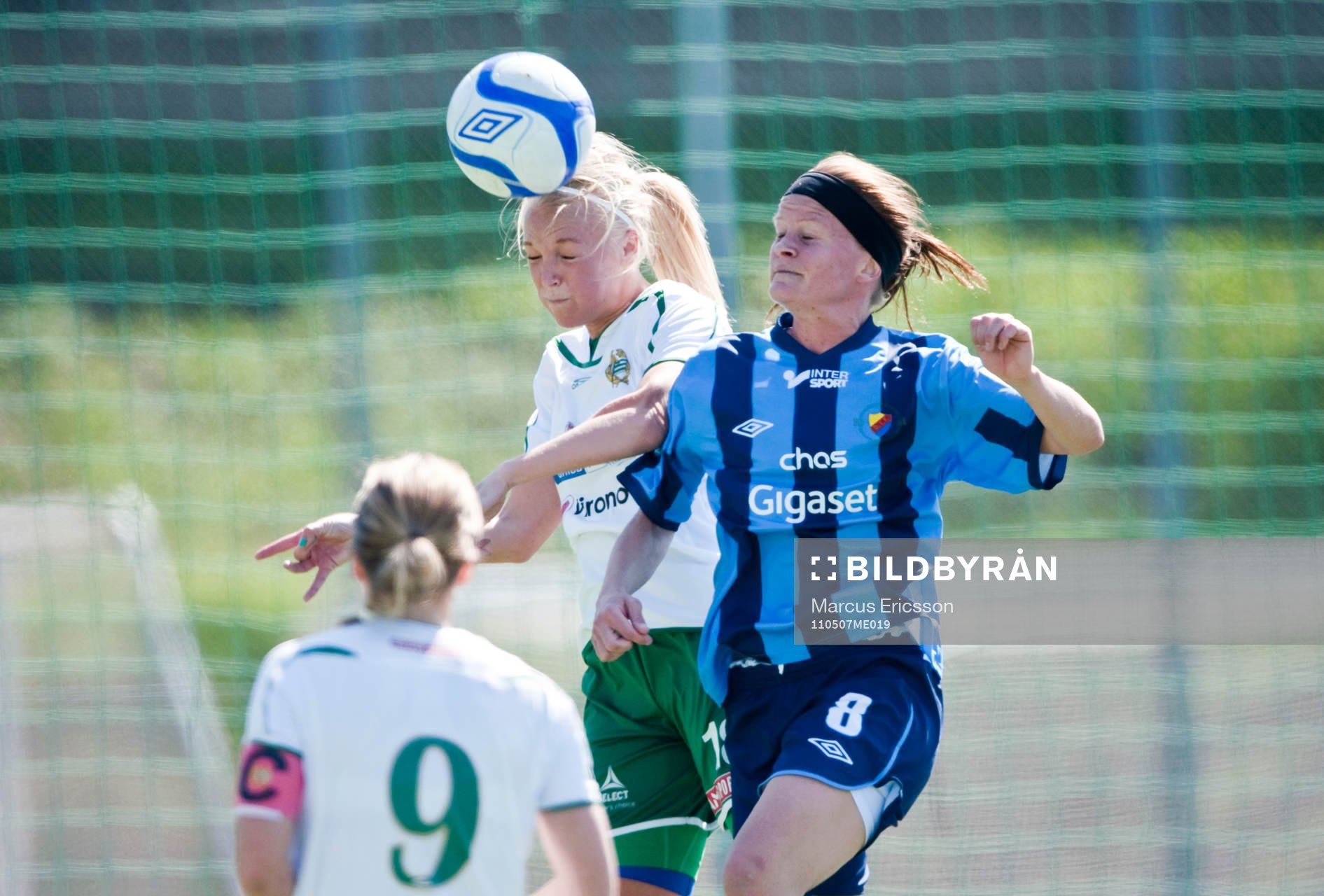 Anna Lindblom, Hammarby och Katrin Jonsdottir, Djurgården