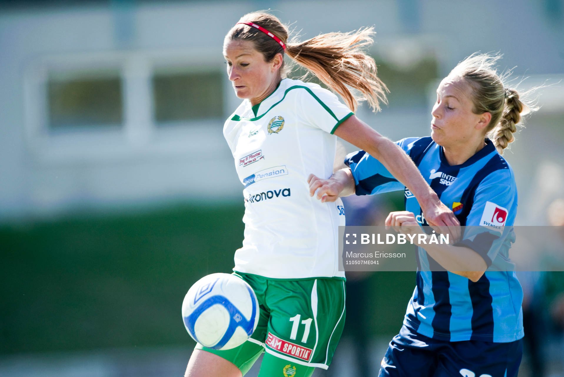 Madeleine Tegtröm, Hammarby och Dora Maria Larusdottir,