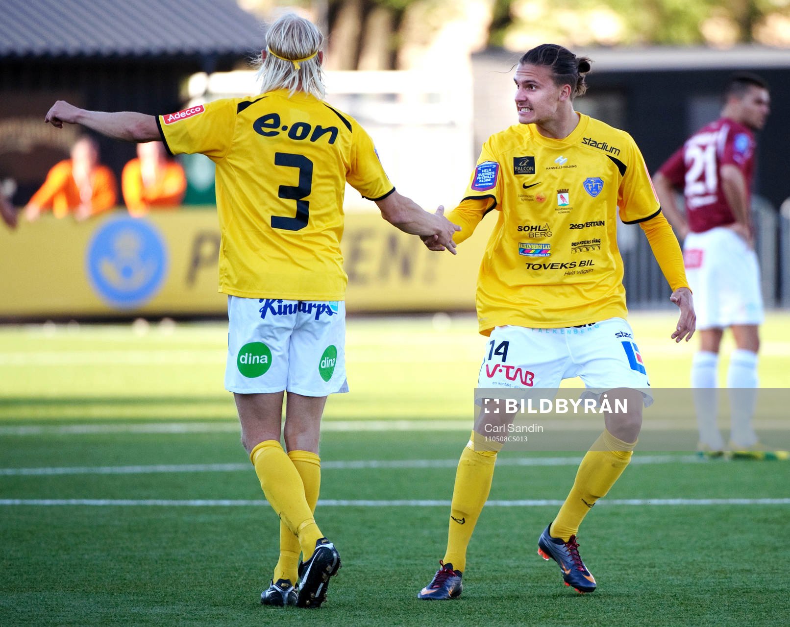 Per Johansson, Erik Johansson, Falkenberg, jubel