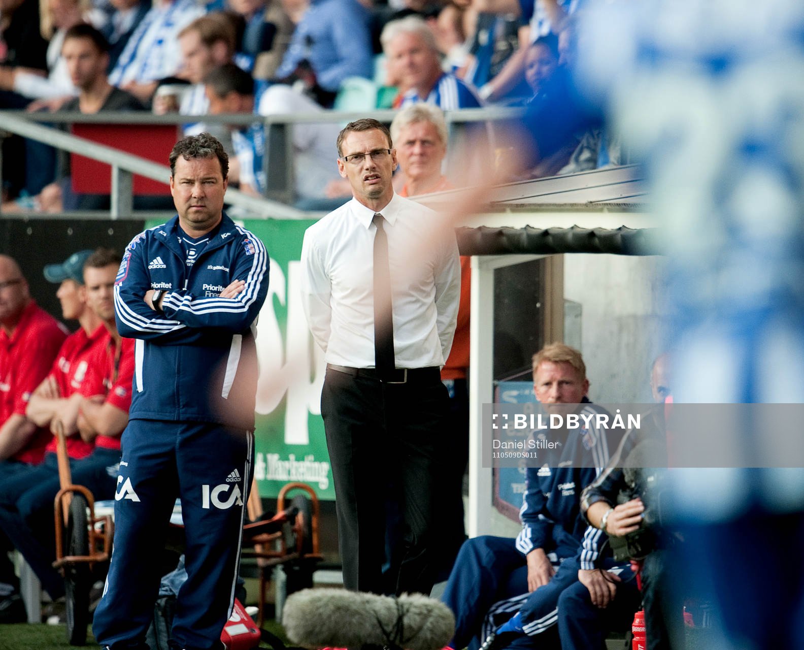Jonas Olsson, tränare och Stefan Rehn, assisterande
