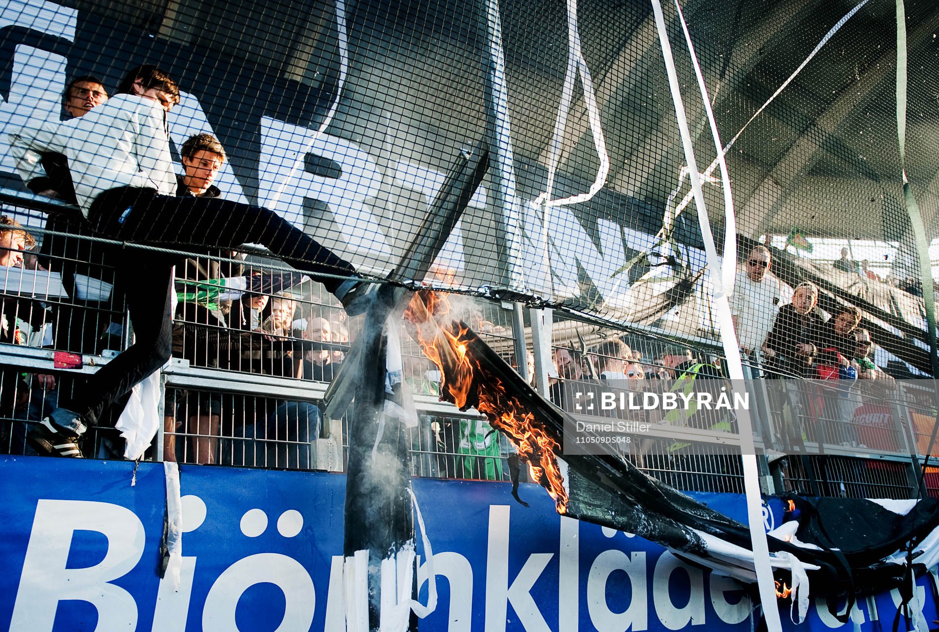 Brand utbröt vid Gaisklacken