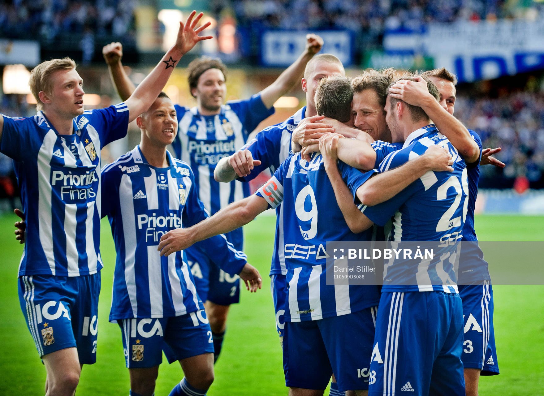 Tobias Hysén, Göteborg, jubel