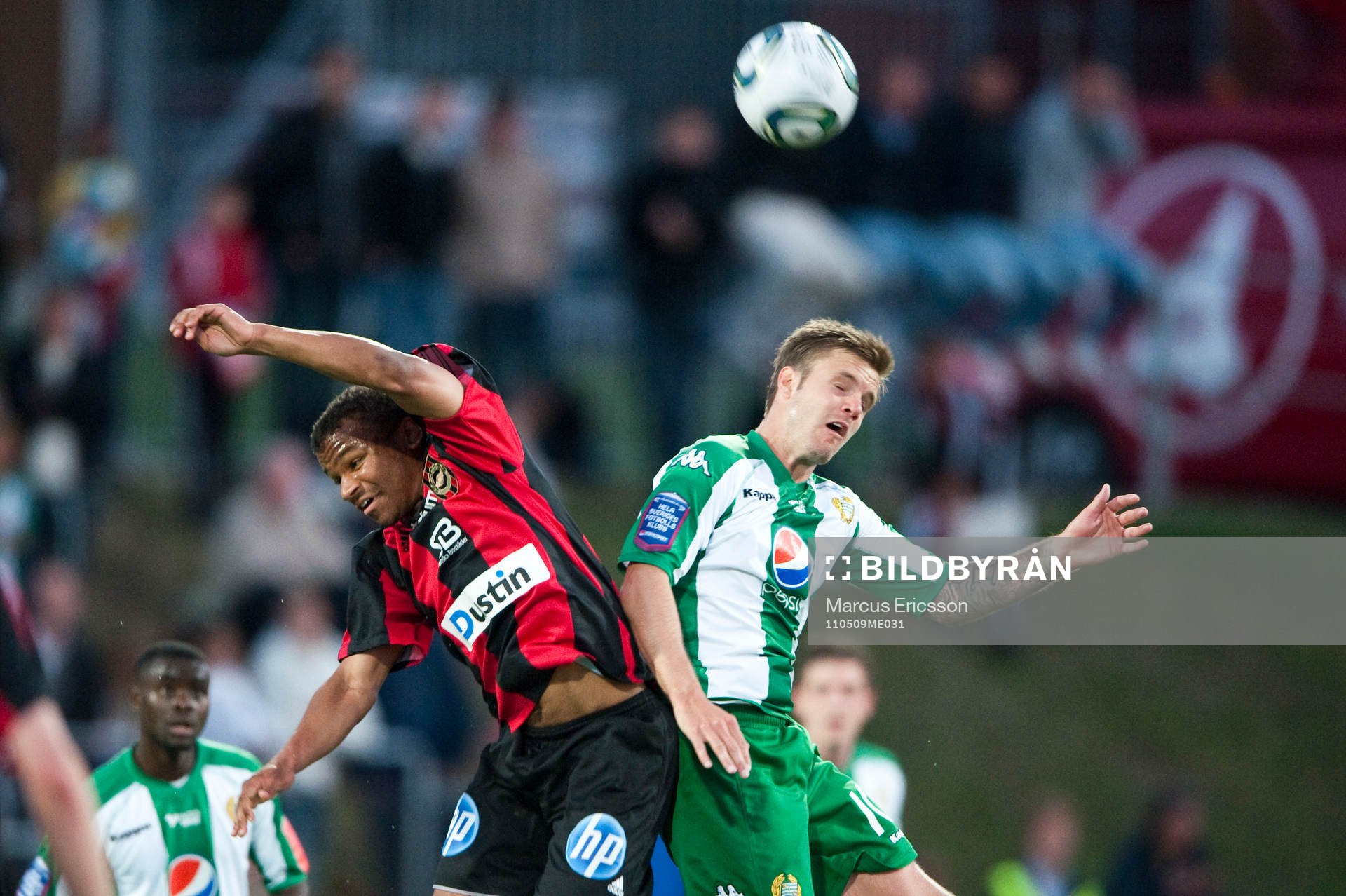 Serge-Junior Martinsson Ngouali, BP och Andreas Dahl,