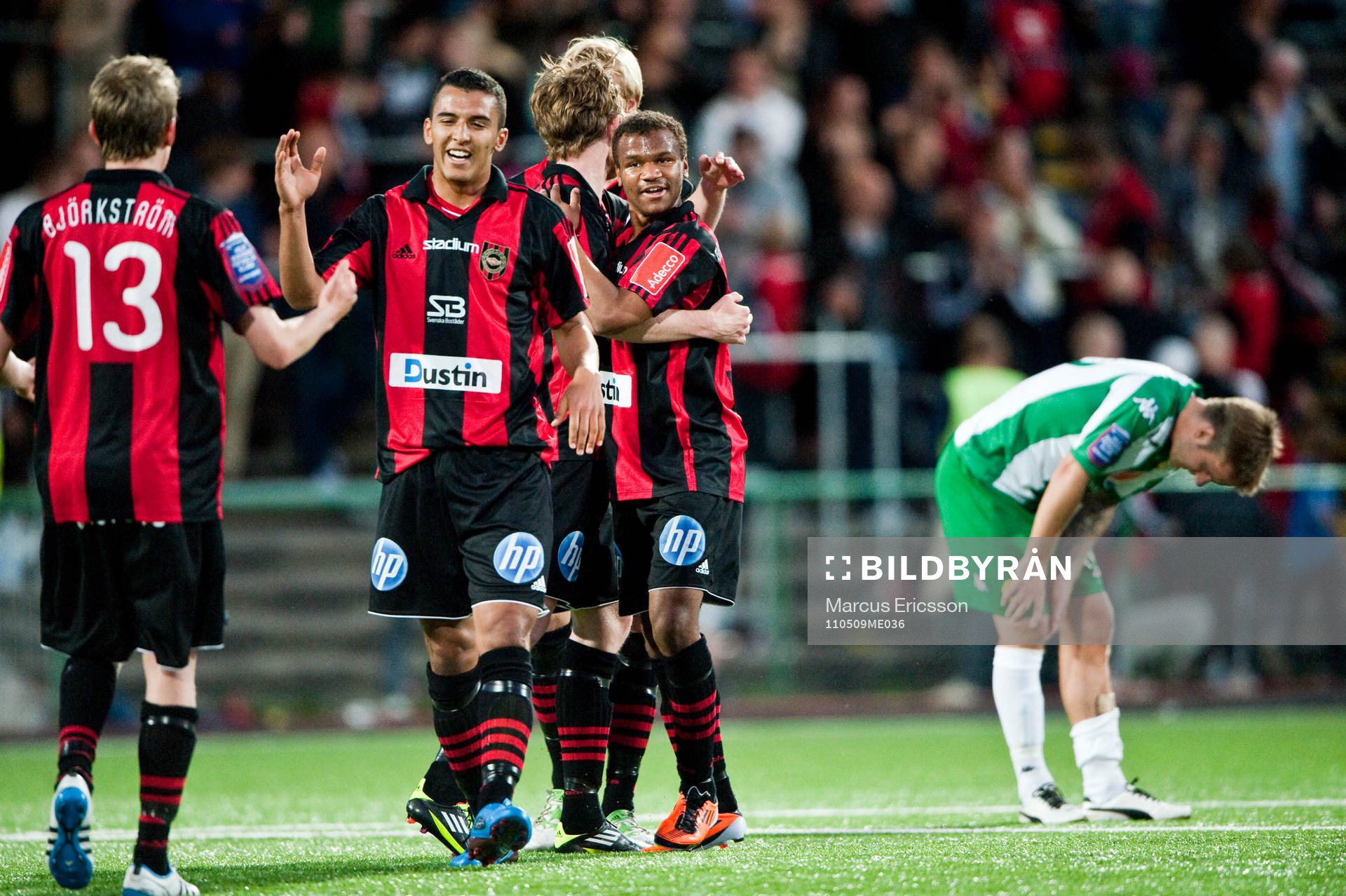 Jubel i BP på slutsignal och Hammarby depp