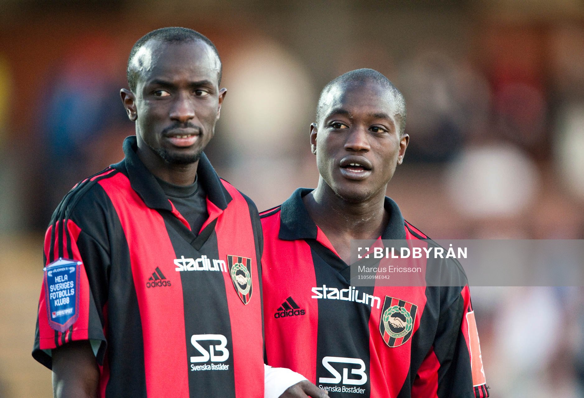 Aziz Corr Nyang och Saihou Jagne, BP