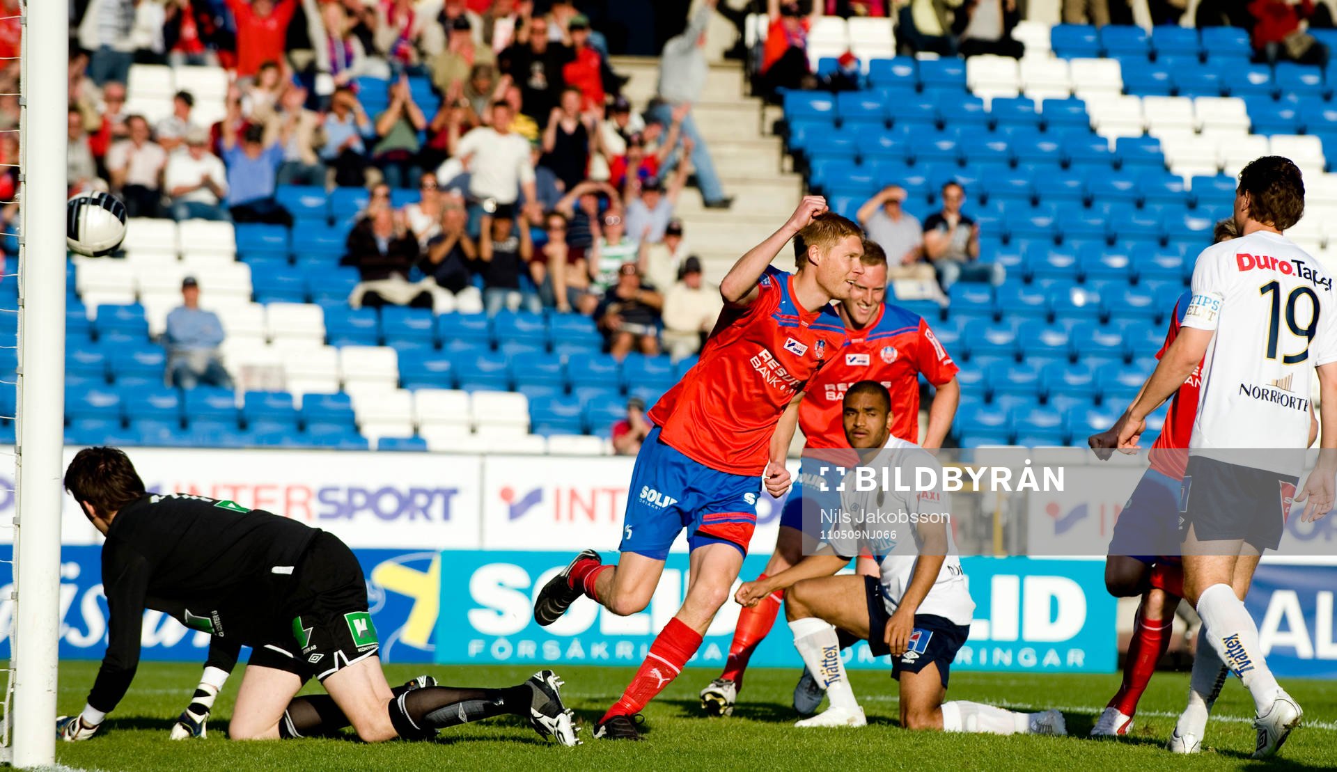 Markus Holgersson, Helsingborg, jubel, 1-0