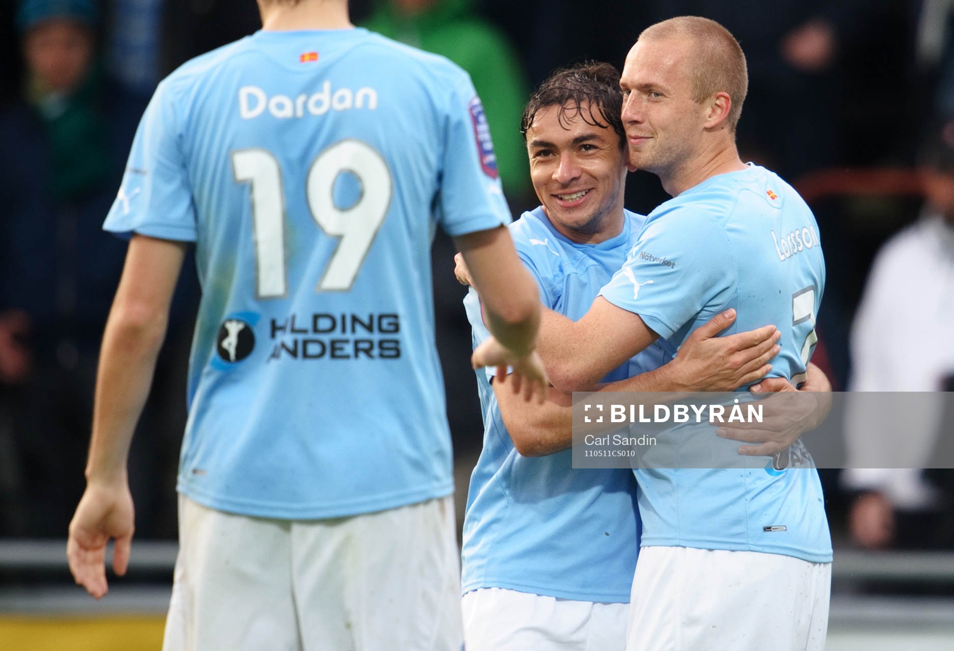 Ricardo Ferreira da Silva, Daniel Larsson, Malmö FF, jubel