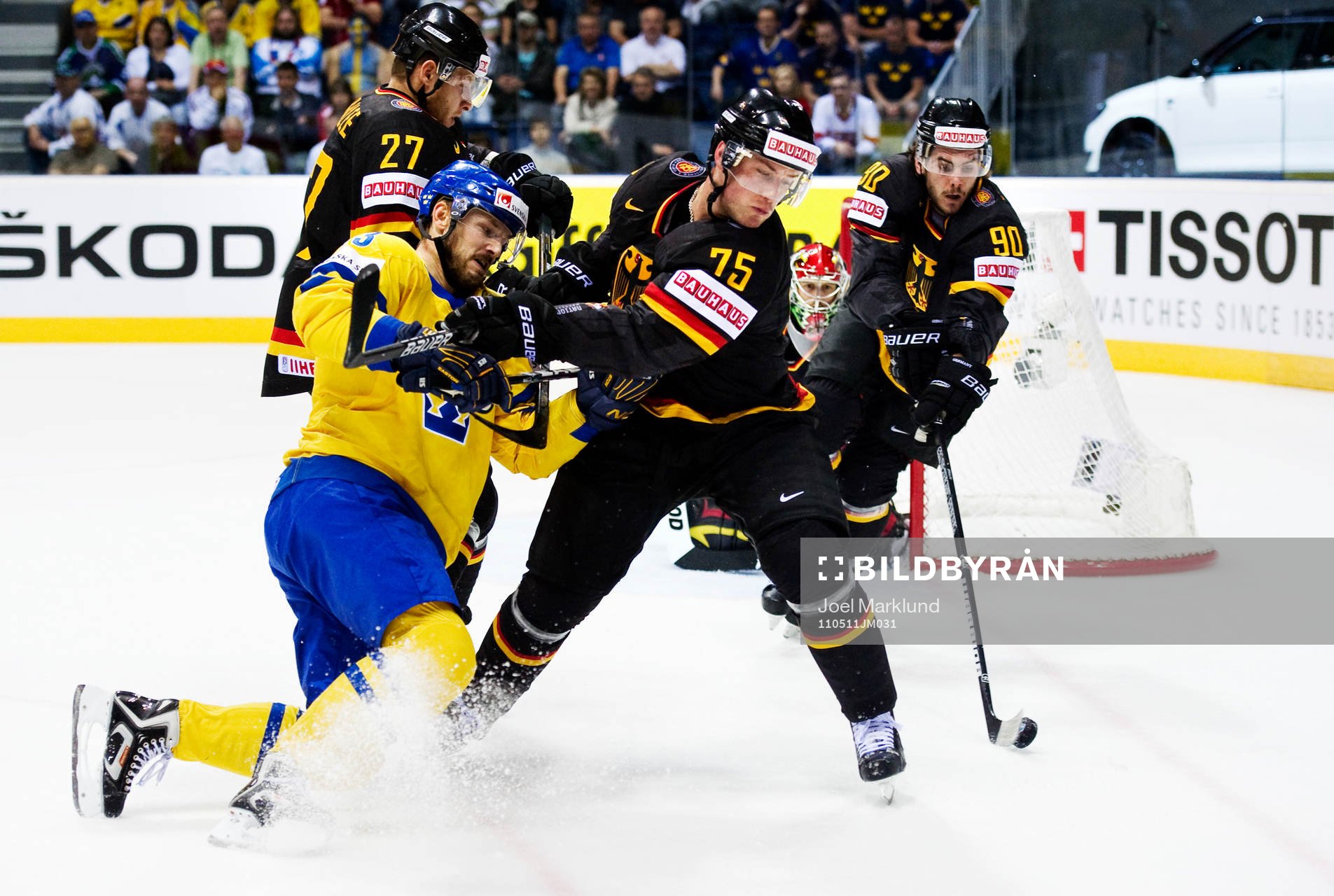 Niklas Persson, Sverige, stoppas av Marcus Kink, Tyskland