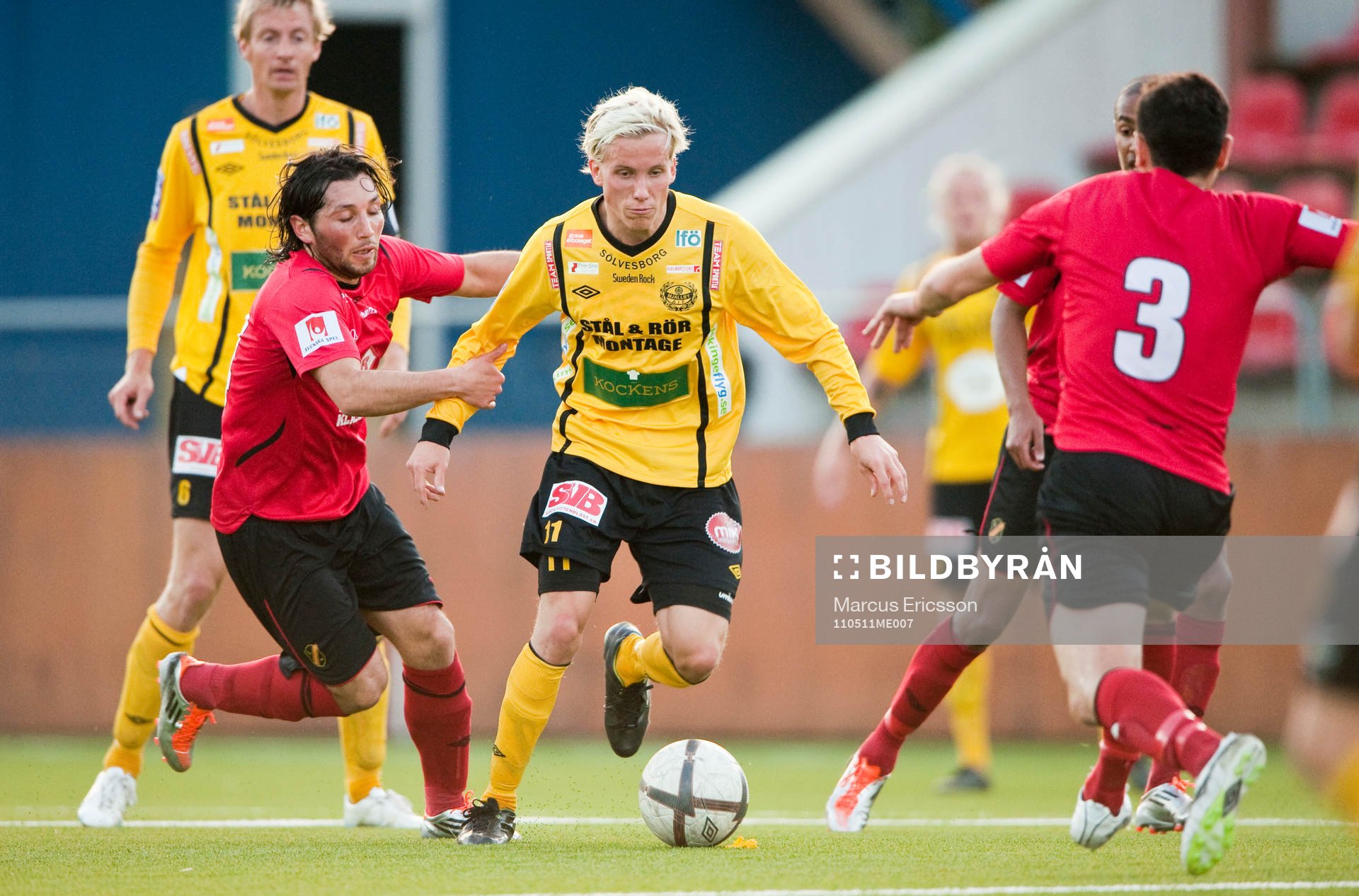 Adam Berner, Mjällby fastnar i Vasalunds försvar