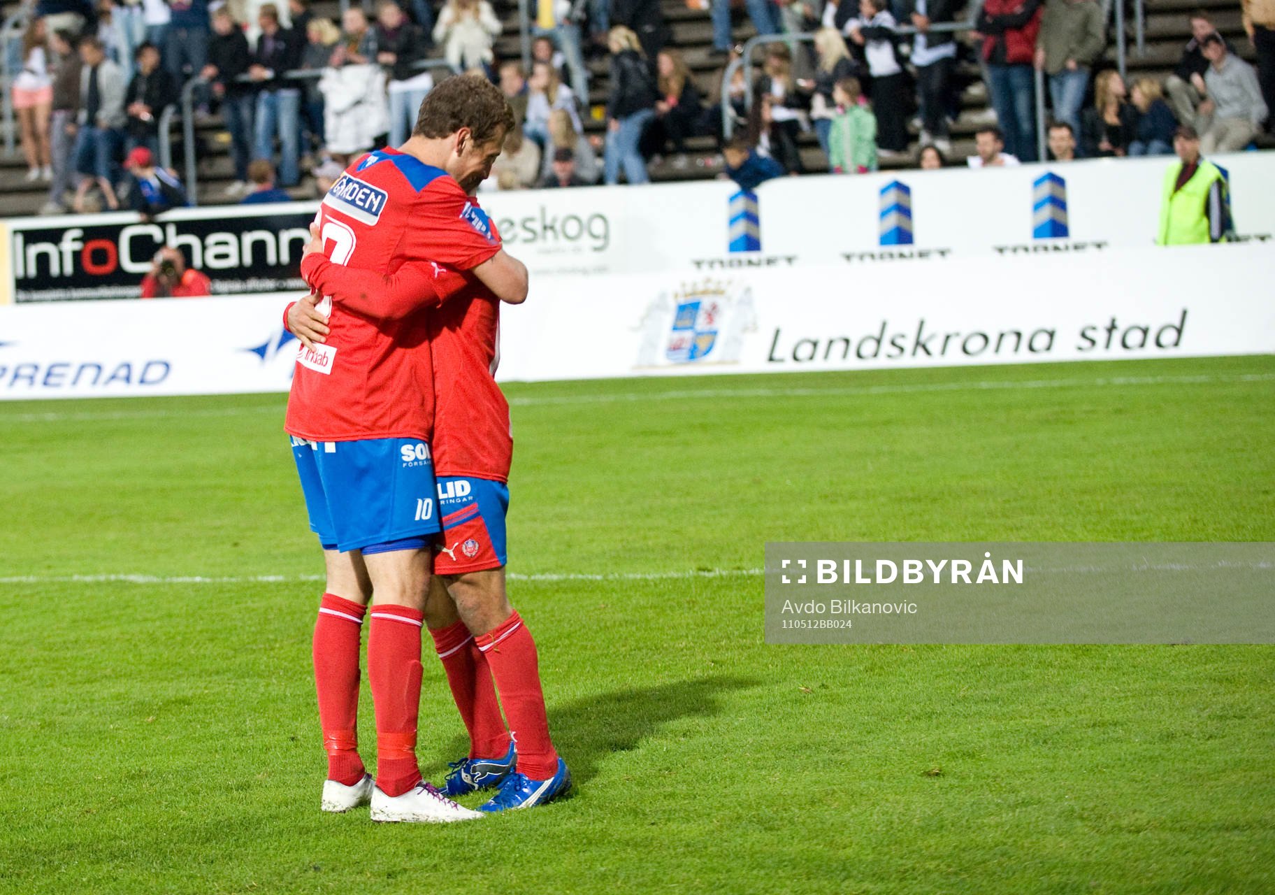  Alexander Gerndt och Erik Sundin, Helsingborg, jubel.