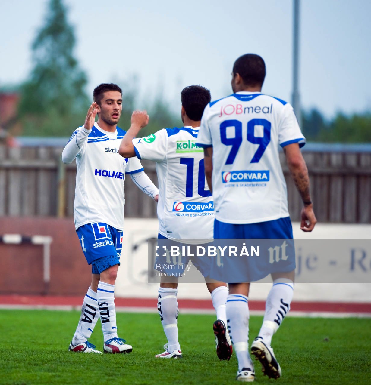 Christopher Telo, Riki Cakic och Bruno Santos, Norrköping