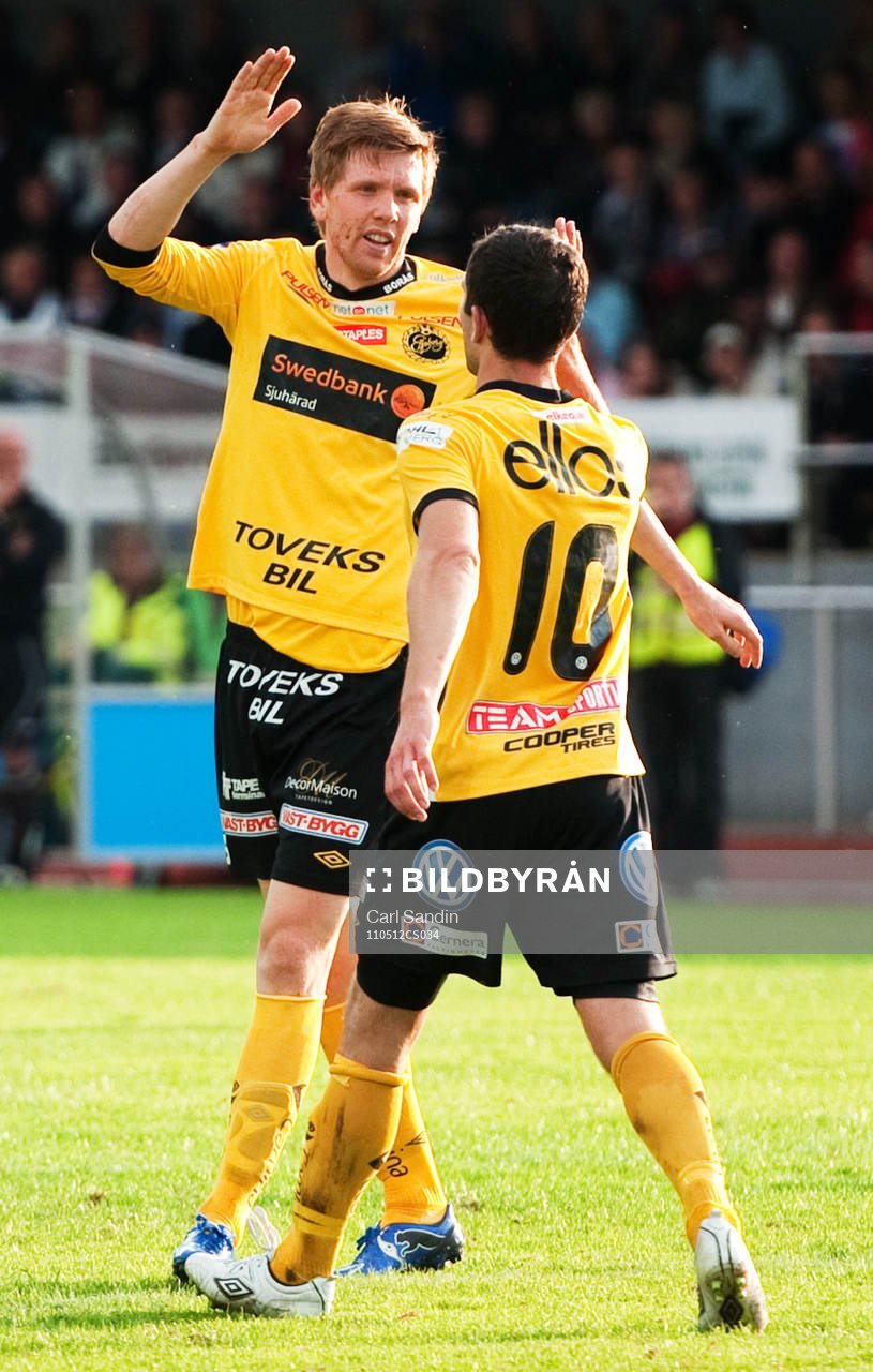 David Elm, Martin Ericsson, Elfsborg, jubel