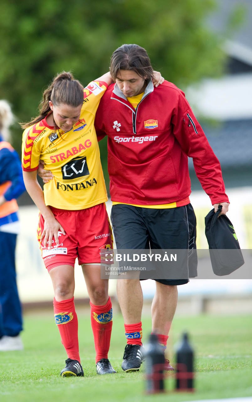 Emilia Appelqvist, Tyresö, skada