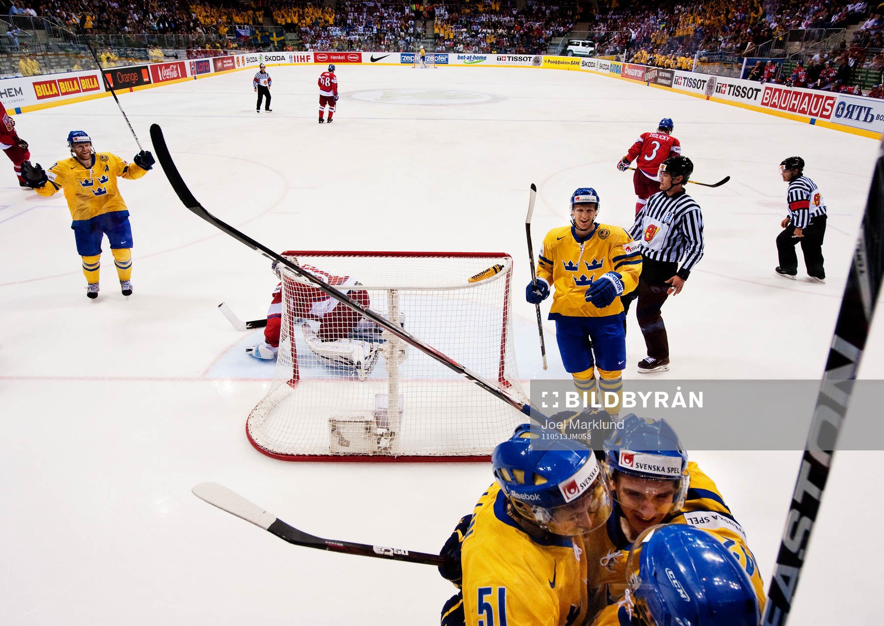 David Petrasek, Rickard Wallin, Carl Gunnarsson, Mikael
