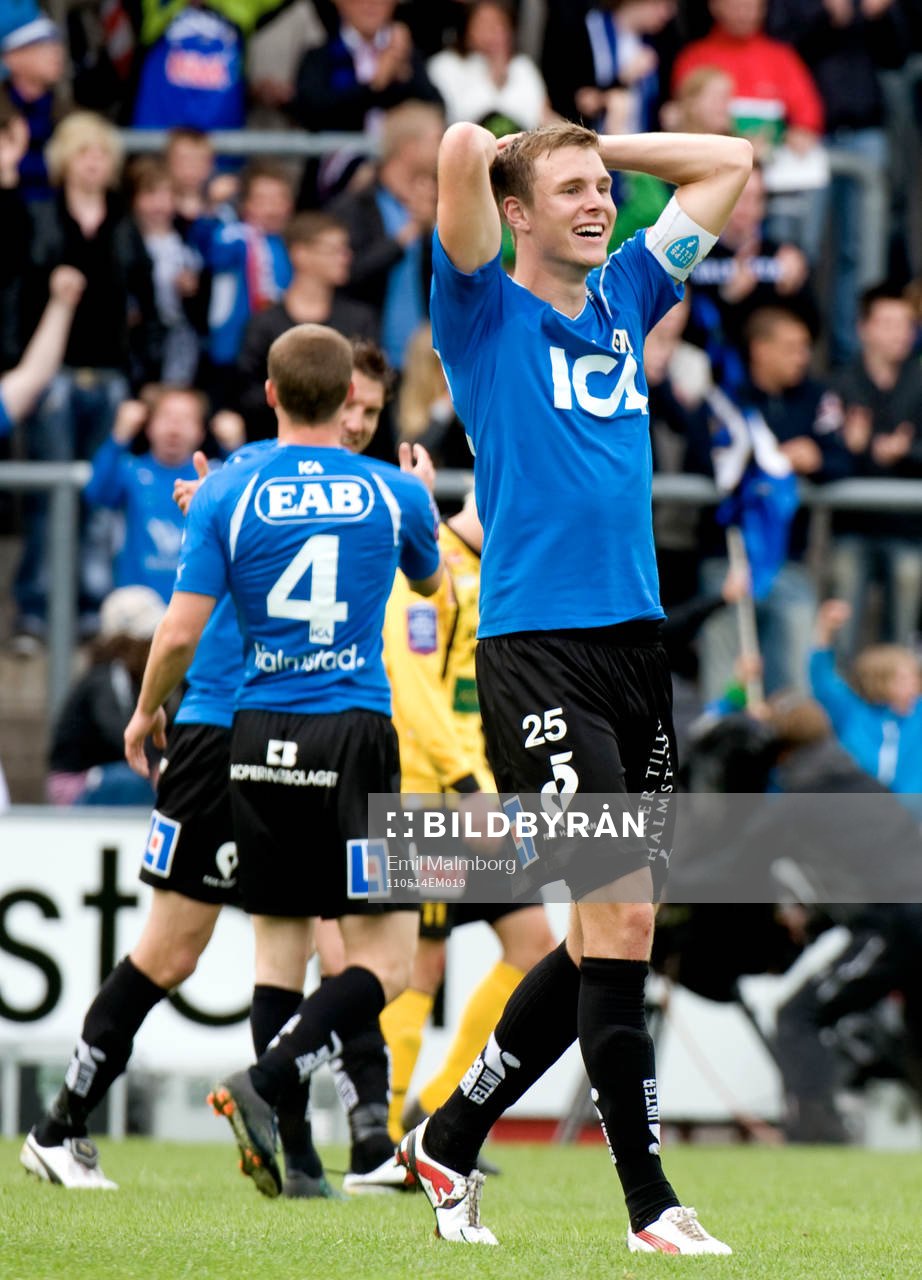 Rickard Magyar, Halmstad. Jubel