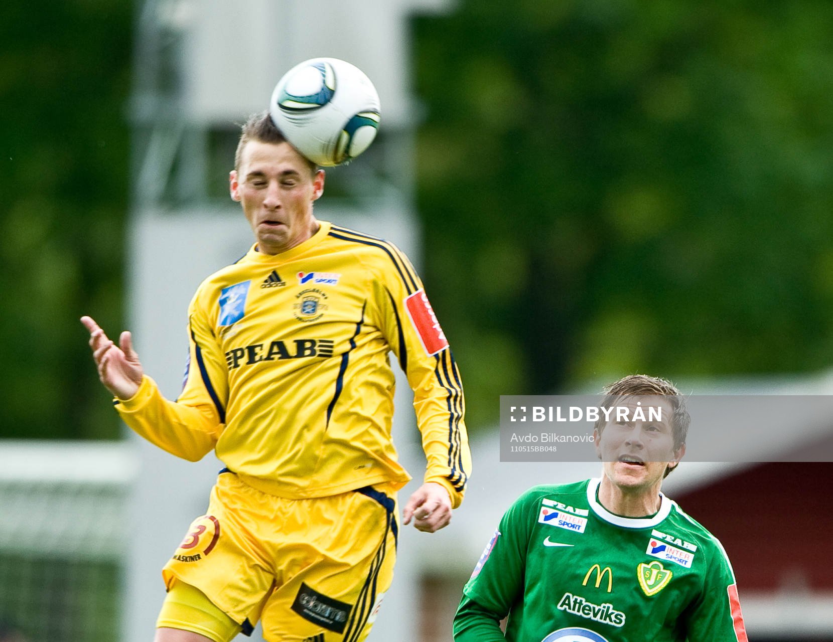 Robin Nilsson, Ängelholm, trycker in bollen