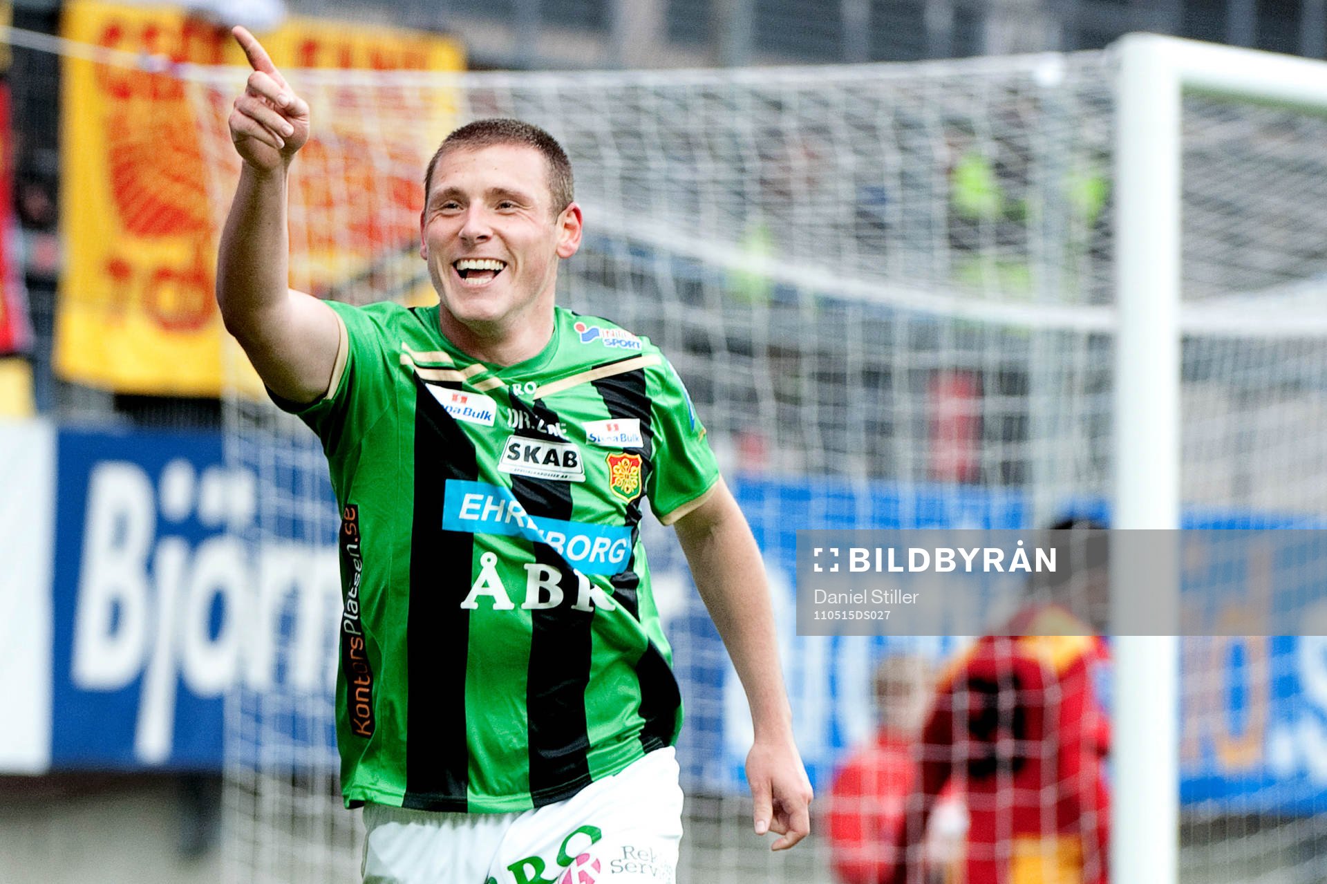 Calum Angus, GAIS, gör matchens enda mål, jubel