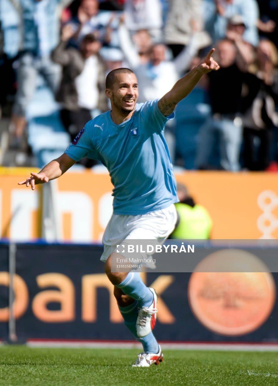 Guillermo Molins, Malmö. 2-1. Jubel