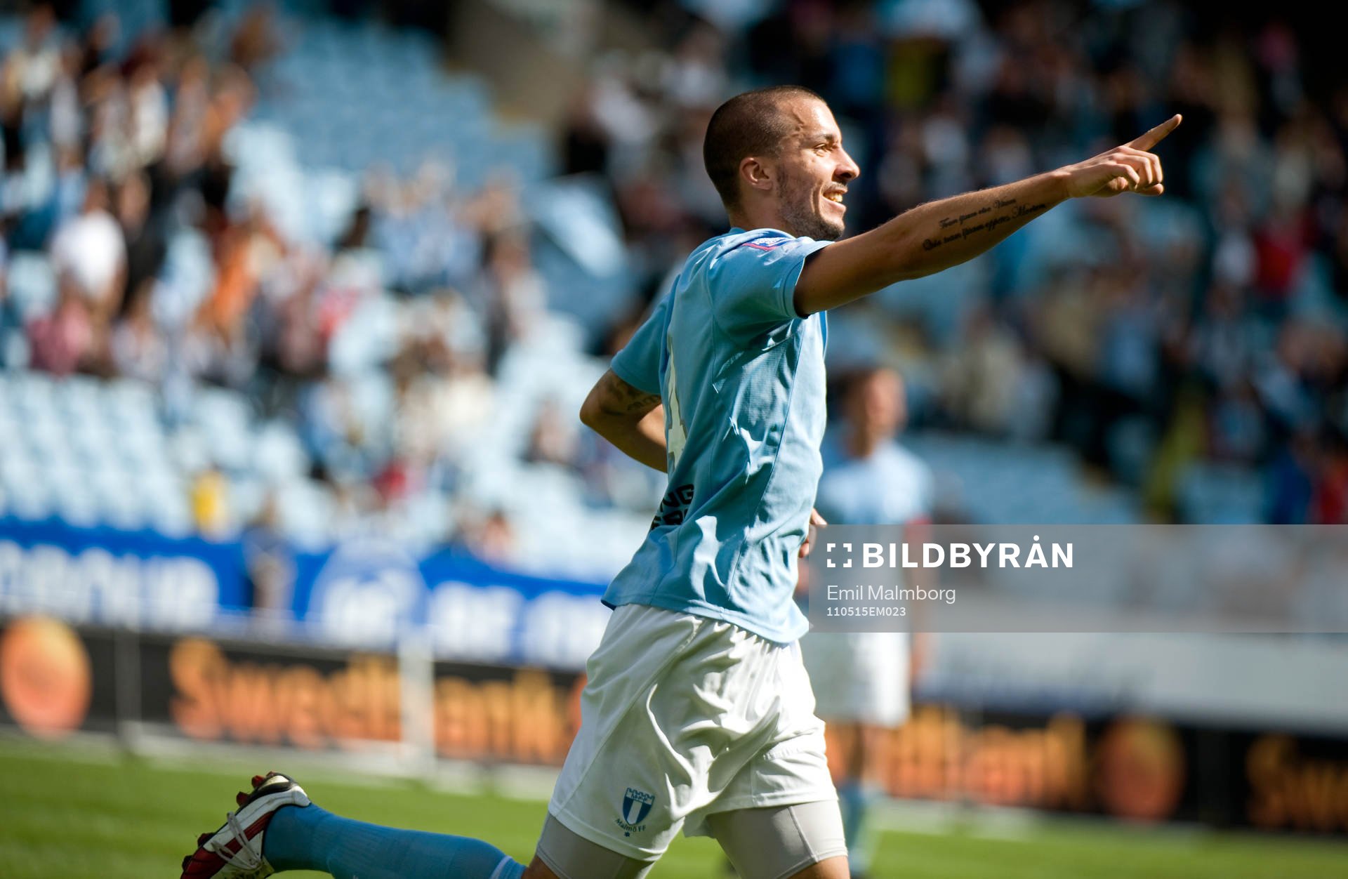Guillermo Molins, Malmö. 2-1. Jubel