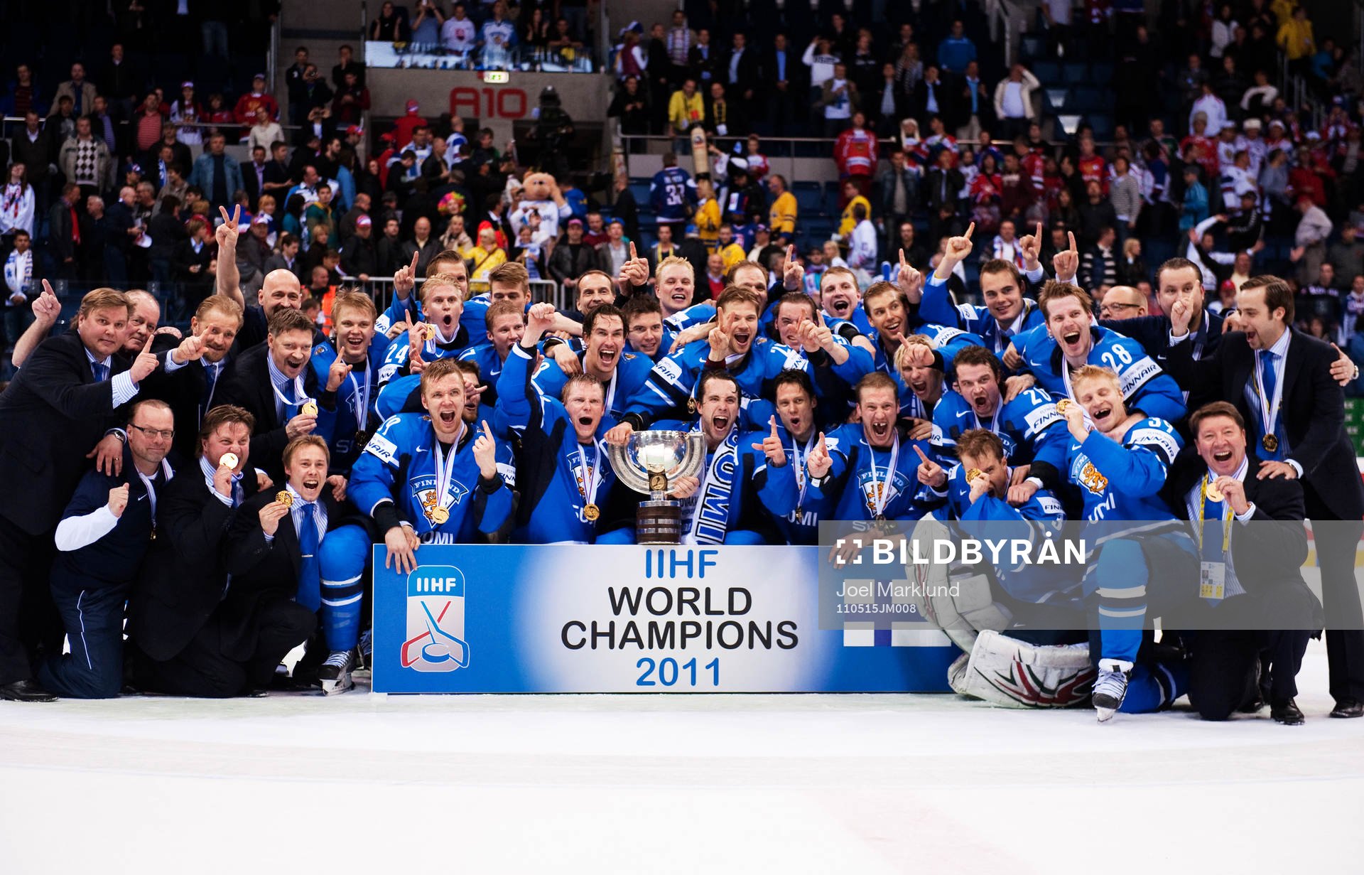 Finland vann finalen mot Sverige med 6-1. Jubel, glädje,